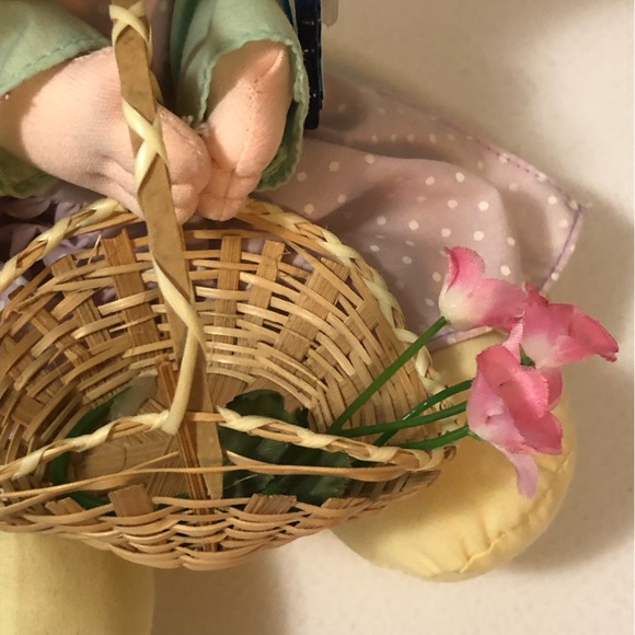 VTG Precious Moments Applause Dolls of the Month May 1991 Melody Tags Basket HTF - Picture 8 of 16